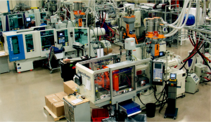 manufacturing plant for plastics mfg